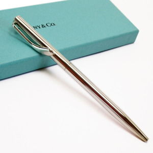 Tiffany Ballpoint Pen Silver Black